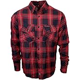 The New Nightmare Before X-Mas Red & Black Flannel (Hidden Snap Collar)