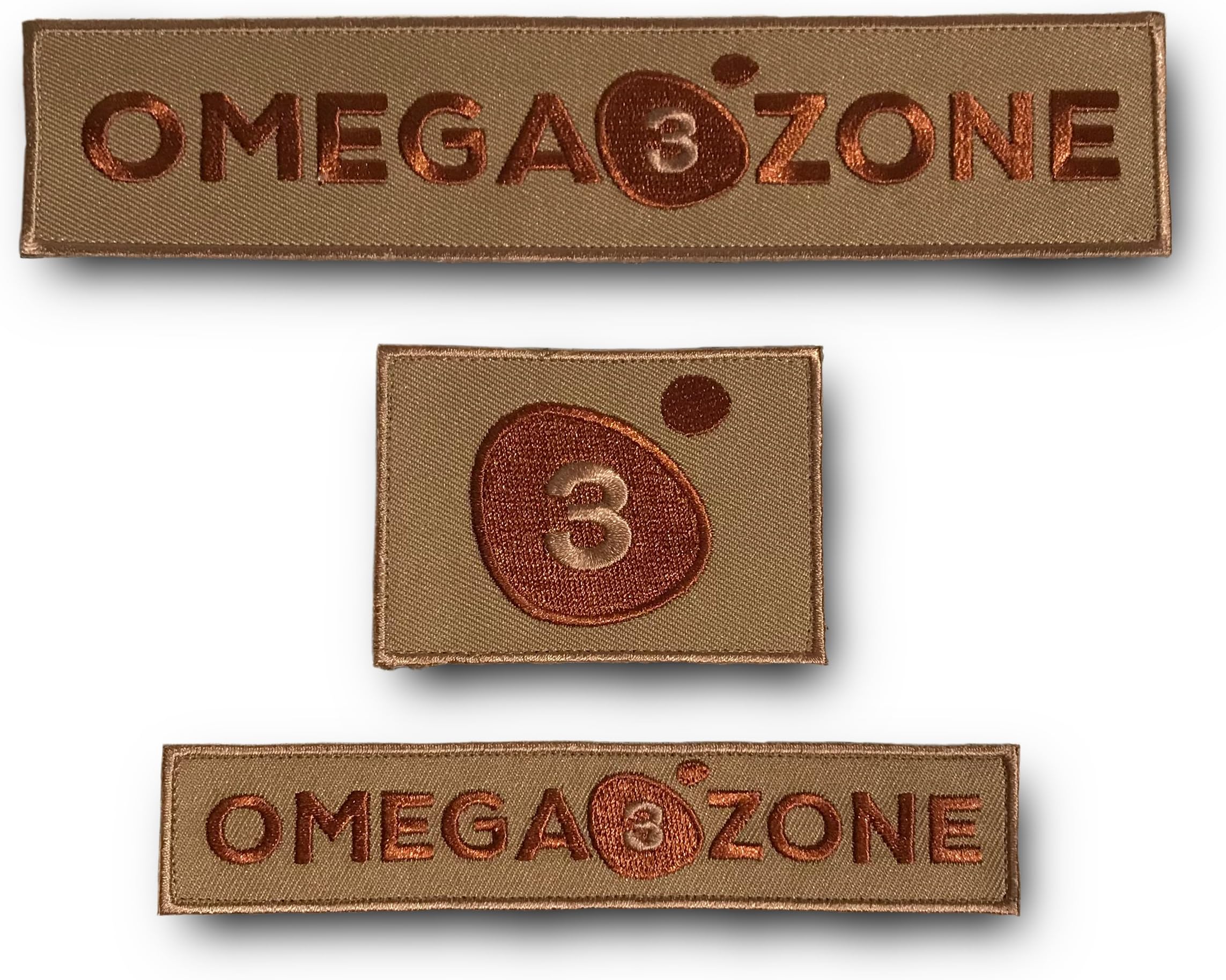 Omega Tactical Logo Patches Set of 3 Zone