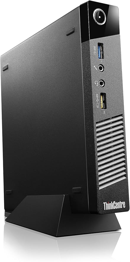 Amazon Com Lenovo Thinkcentre M73 Desktop Computer Intel Pentium G32t 2 60 Ghz Tiny Business Black 10ay001tus Computers Accessories