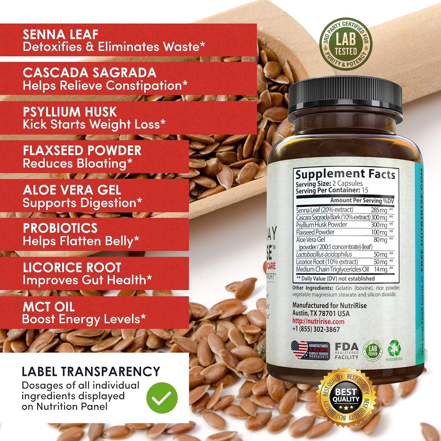 Colon Cleanser Detox for Weight Loss. 15 Day Fast-Acting Extra-Strength Cleanse with Probiotic & Natural Laxatives for Constipation Relief & Bloating Support. 30 Detox Pills to Detoxify & Boost Energy: Health & Personal Care