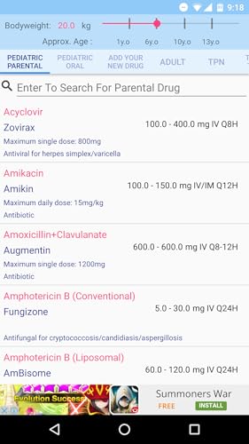 Pediatric Dosage Calculator Amazon Com Appstore For Android