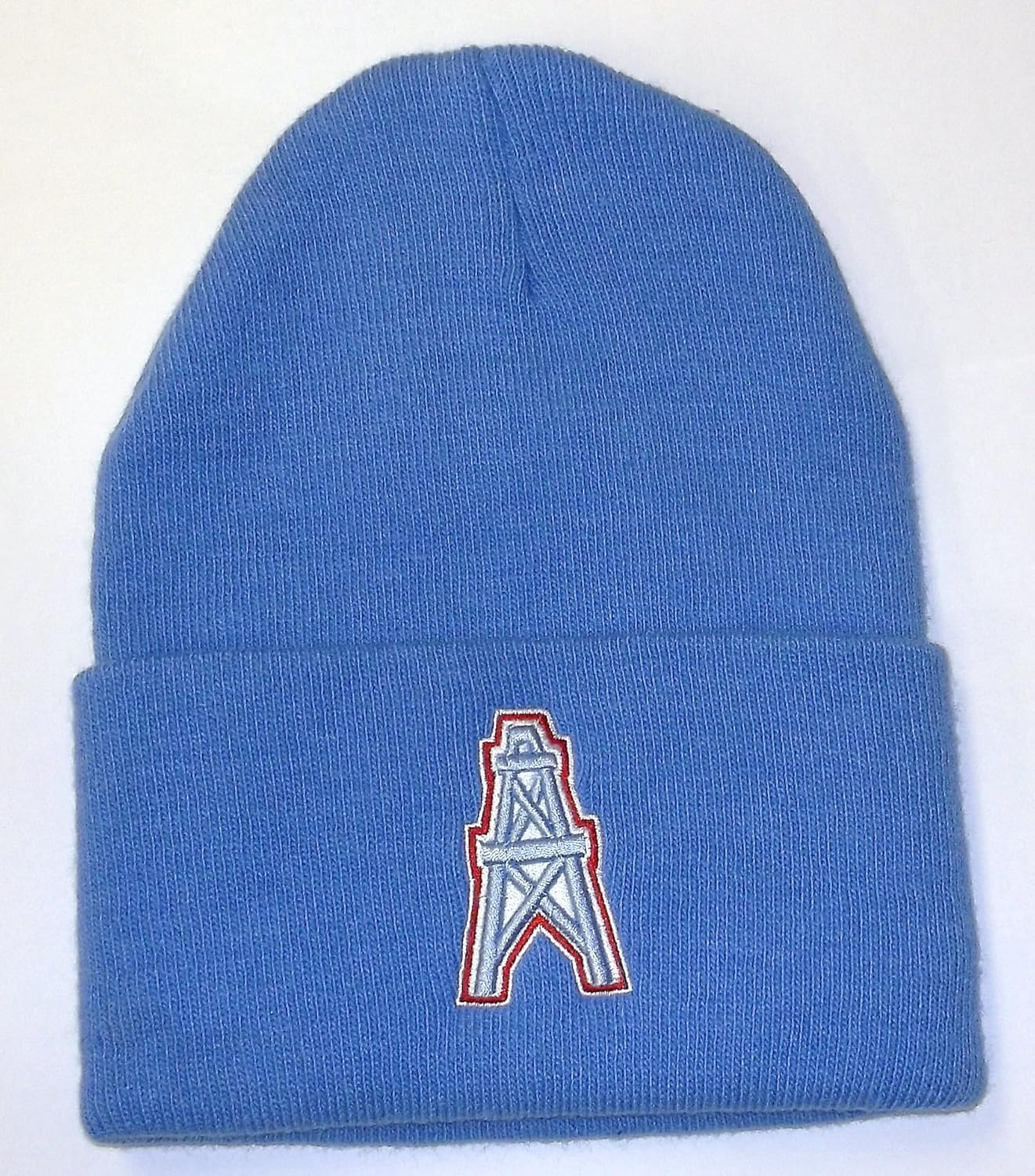 Houston Oilers Retro Throwback Logo Cuffed Knit Hat