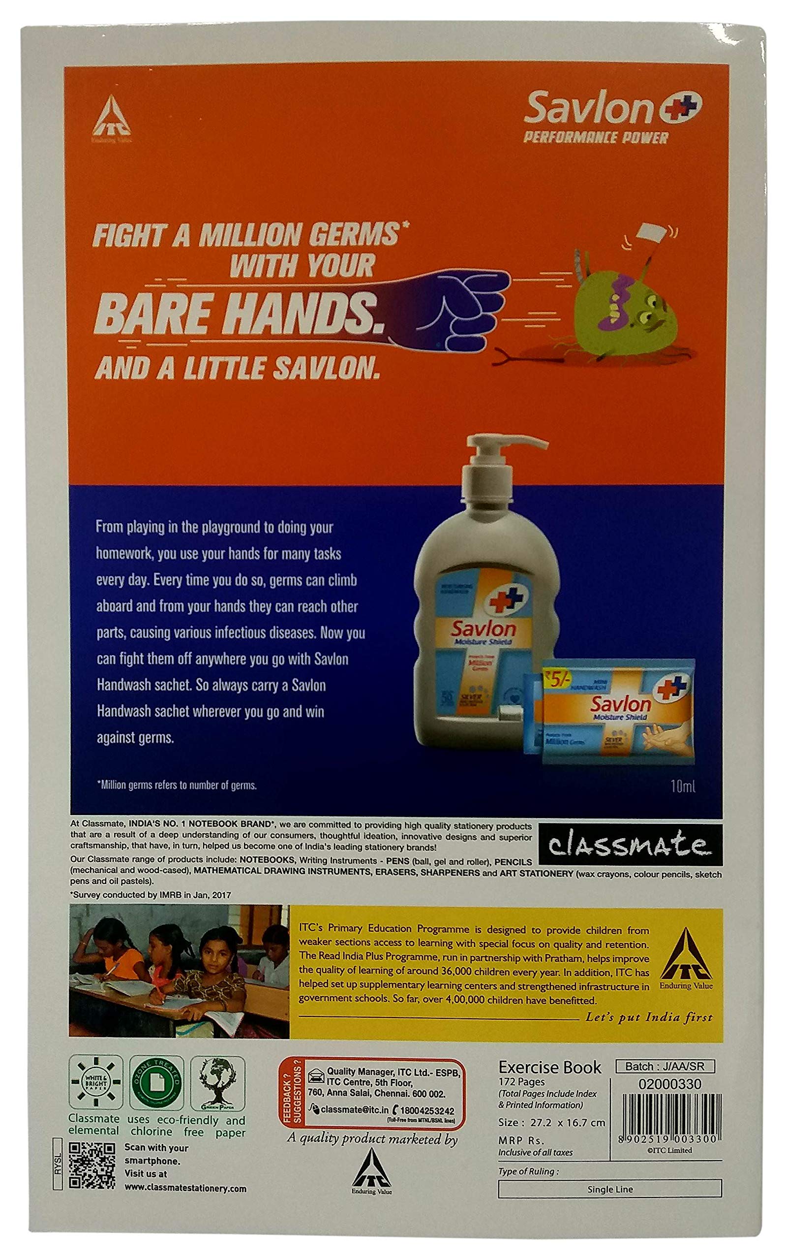 Classmate Mini Long Soft sl 330 172pgs (8902519003300)