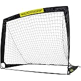 Franklin Sports Blackhawk Backyard Soccer Goal - Portable Pop Up Soccer Nets - Youth + Adult Folding Indoor + Outdoor Goals -