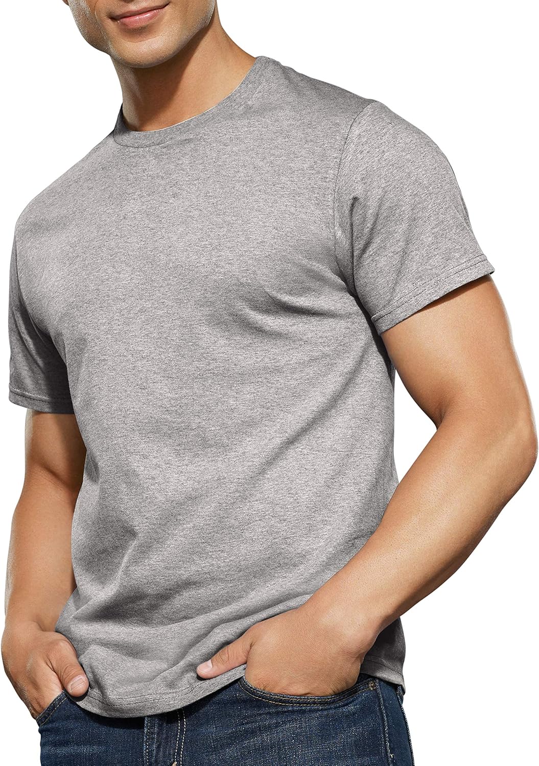 Fruit of the Loom Men's Crew Neck T-Shirt Multipack: Clothing