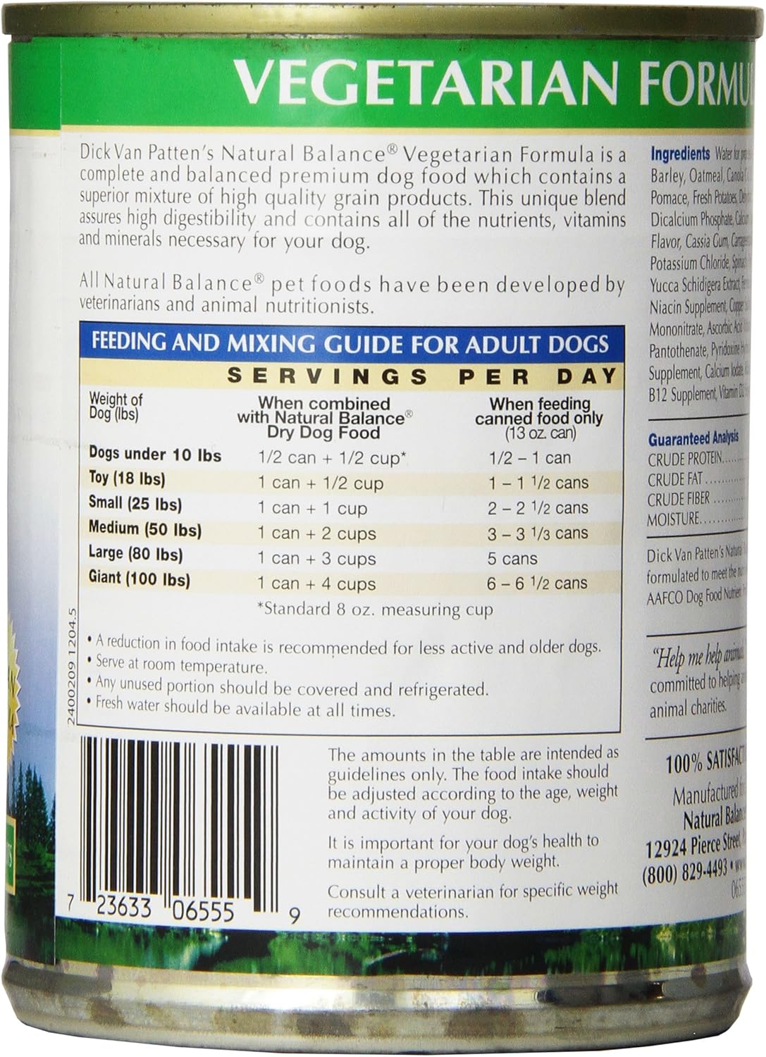 natural balance vegan dog food