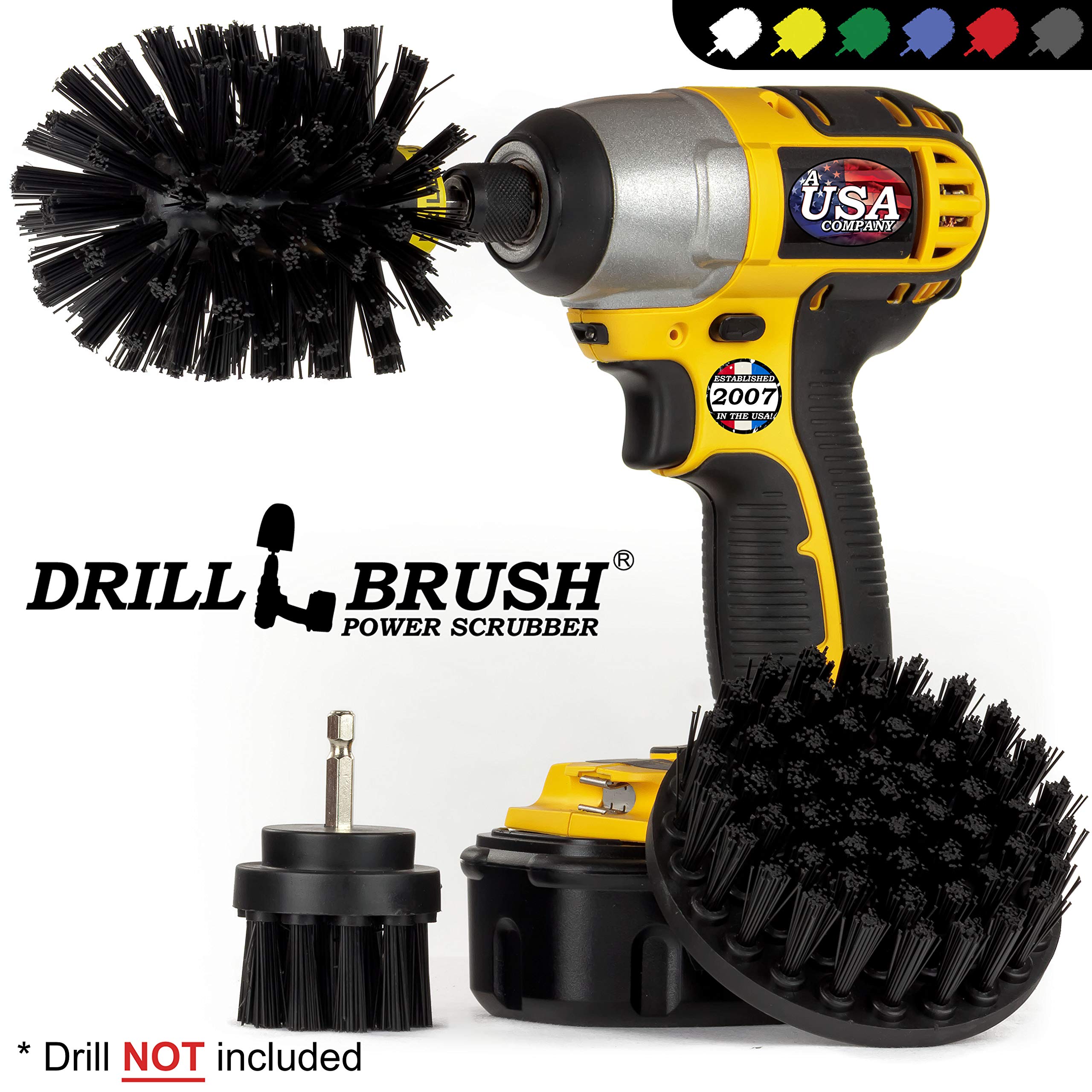 Cleaning Accessories - Industrial Brush - Baked on Food Remover - Electric Smoker - Smokers and Grills - Drill Brush - BBQ Cleaning Kit - Rust Remover - Hard Water, Calcium, Mineral, and Stain Remover