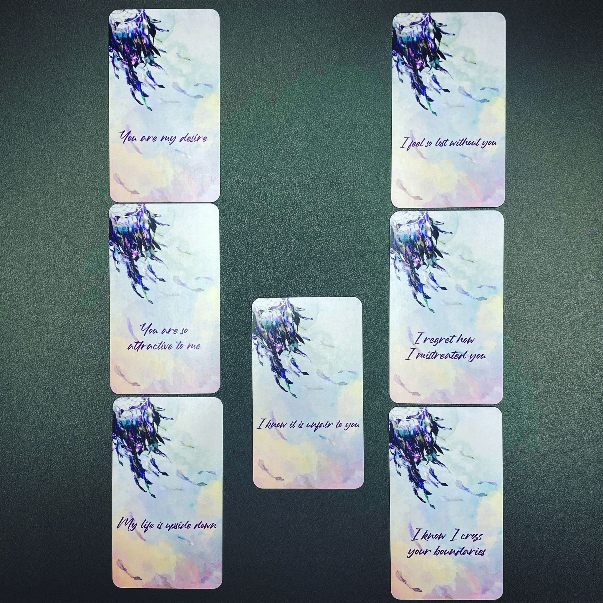 Dream Guidance Love Messages Oracle Deck, Love, Romance and Twin Flame Oracle Cards, – 54 Love Oracle Cards