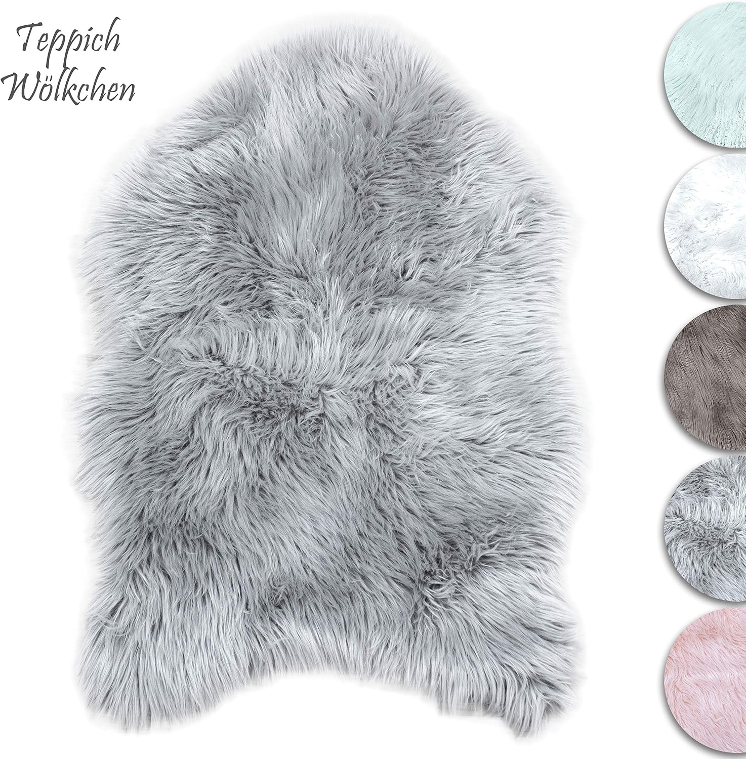 Amazon De Teppich Wolkchen Lammfell Teppich Kunstfell Schaffell