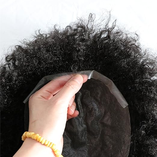 Amazon Com Lumeng Afrotoupee For Men African American Wigs For