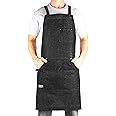Hudson Durable Goods - Professional Grade Chef Apron for Kitchen, BBQ & Grill
