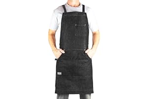 Hudson Durable Goods - Professional Grade Chef Apron for Kitchen, BBQ & Grill