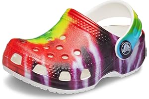 Crocs Kids' Classic Tie Dye Clogs
