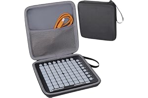 co2CREA Hard Travel Case Replacement for Novation Launchpad Mini MK3 / Novation MK2 Launchpad Mini Grid Controller
