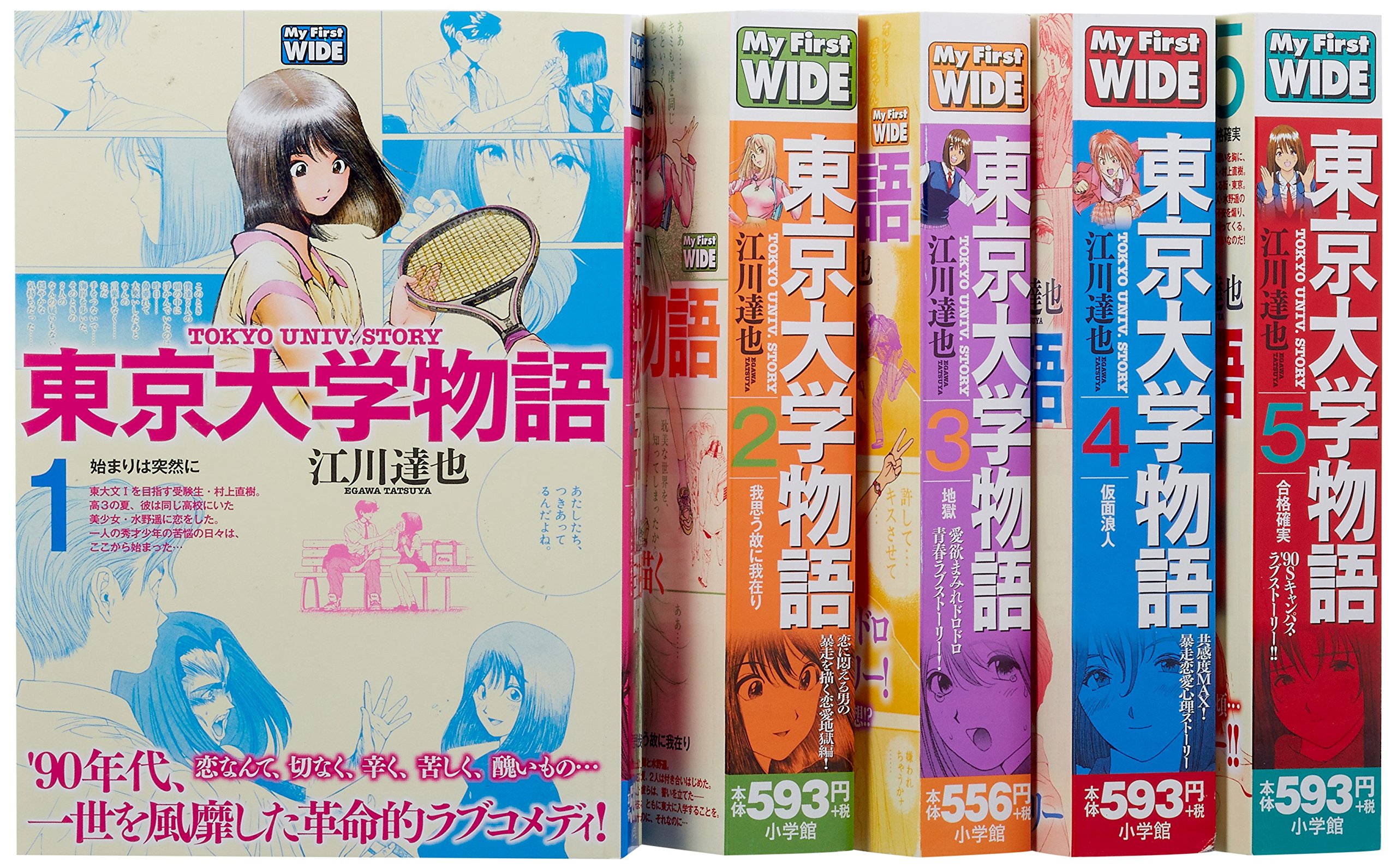 東京大学物語 コミック 1 5巻セット マイファーストワイド 江川達也 本 通販 Amazon
