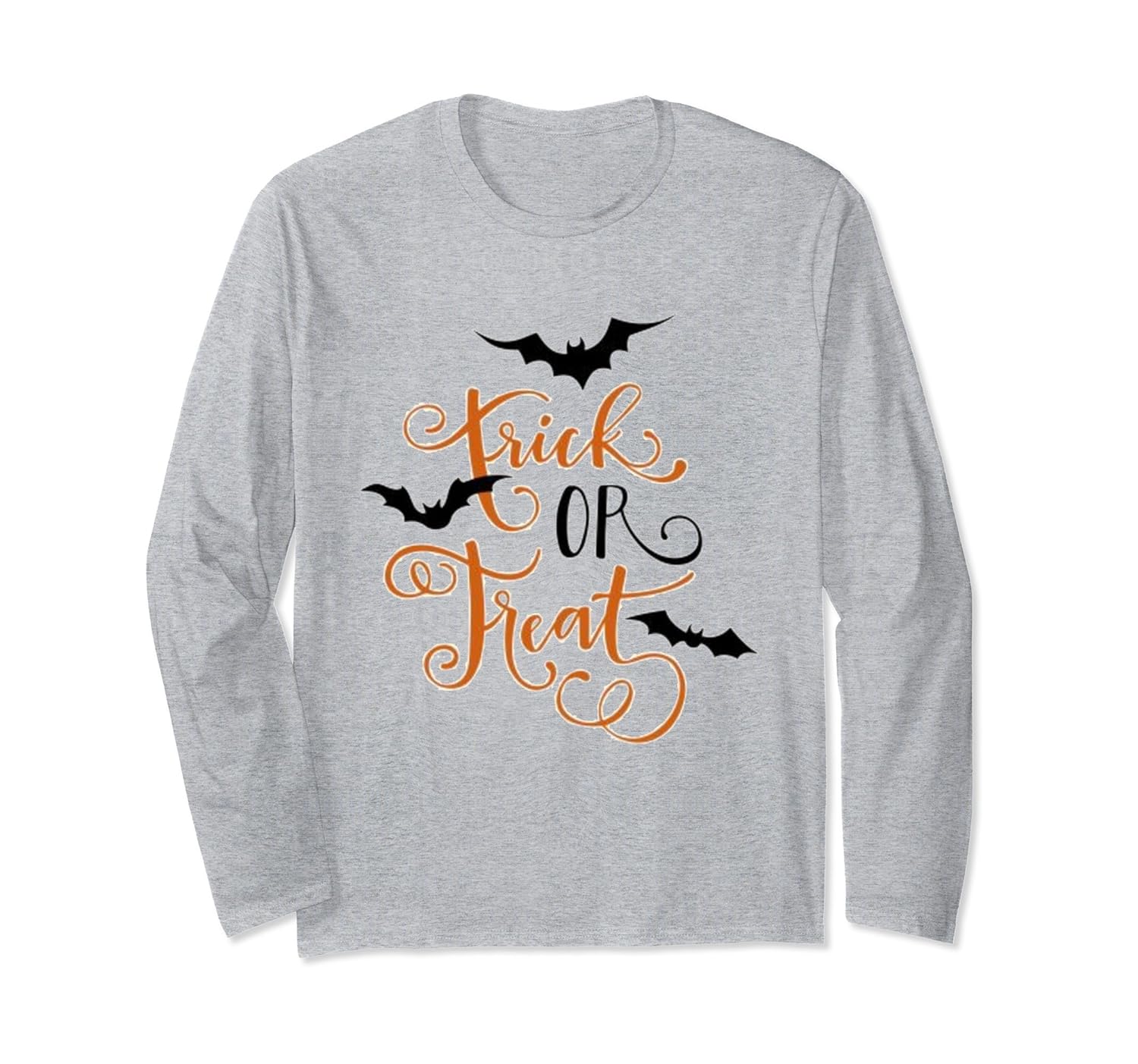 Trick or Treat Halloween Long Sleeve T-shirt.-ANZ