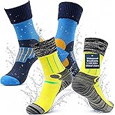 RANDY SUN Waterproof Breathable Socks, [SGS Certified] Unisex Skiing Trekking Hiking Wading Trail Socks