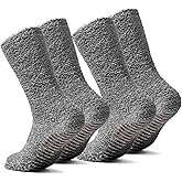 Gripjoy Fuzzy Non-Slip Socks - Grippers for Men & Women - Hospital Socks