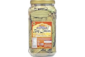 RANI BRAND AUTHENTIC INDIAN PRODUCTS Rani Bay Leaf (Leaves) Whole Spice Hand Selected Extra Large 16oz (1lb) 454g Bulk PET Jar ~ All Natural | Gluten Friendly | NON-GMO | Kosher | Vegan | Indian Origin (Tej Patta)