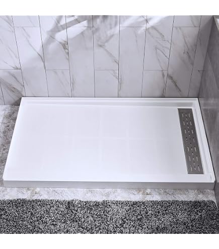 DreamLine SlimLine Duschbasis – 91,4 X 91,4 Cm, Eckablauf, Doppelschwelle, Weiß – Für Duschecke