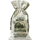 Setton Farms Premium California Pistachios Dry Roasted with Sea Salt Burlap Large Gift Bag| 14 Ounce