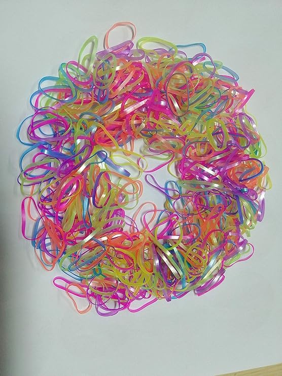 Amazon.com : 500PCS Hair Rubber Bands, Premium Mini Hair Bands Hair ...