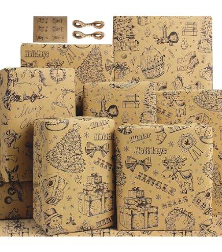 Premium Gift Wrapping Paper Heiko Wrapping Paper 50-Pack - 42.5x29.5 ...