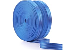 FineCheer 2 Rolls 98 Yards Nylon Webbing Strap 1 Inch Heavy Duty Webbing Roll Flat Climbing Webbing for Indoor Outdoor Gear Crafting DIY Repairing Belt Camping Hiking Sports