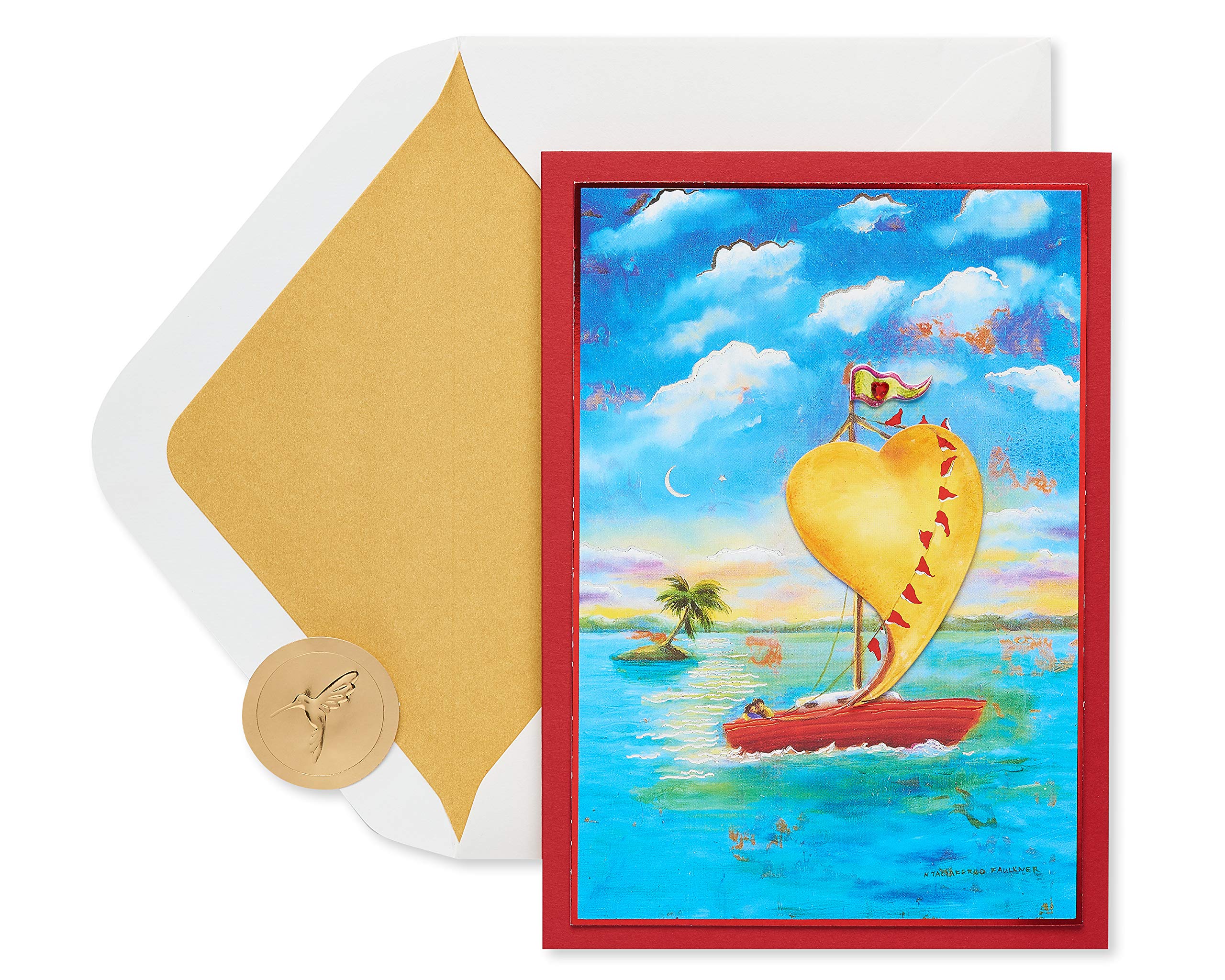 Papyrus Anniversary Card (Sailboat)