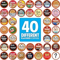 Crazy Cups 30-Count Flavored Coffee Pods Variety Pack – For Keurig Brewers