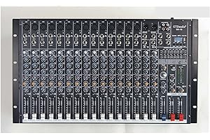 GTDAUDIO GTD-Audio 16 Channel Professional Powered Mixer Power Amplifier DJ Amplifier, USB, EQ, Effect