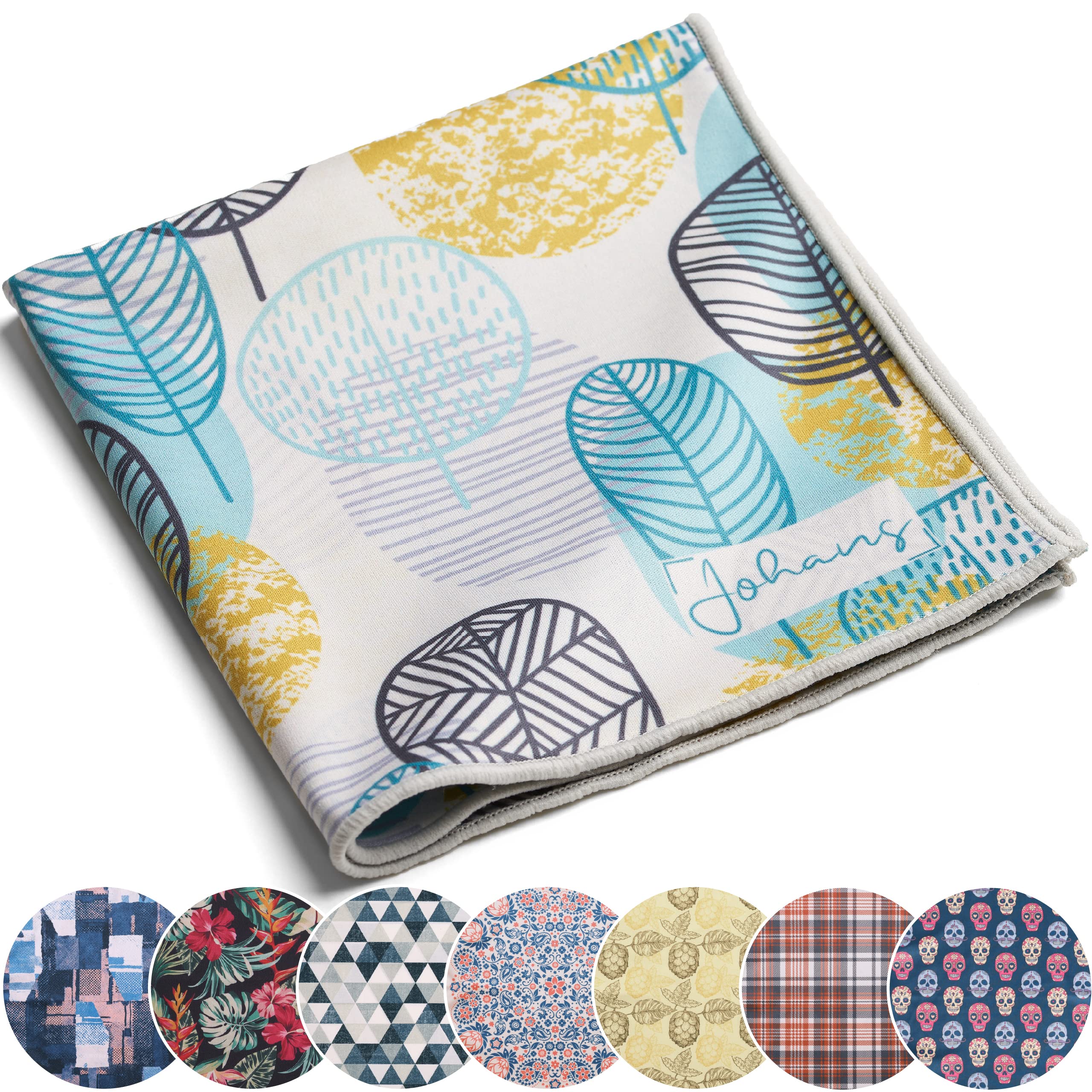 Johans microfibre display cloth, cleaning cloth for iPhone, iPad, mobile phone, smartphone, tablet, glasses, cameras etc. 22 x 22 cm All-in-one: Professional cleaning and design.