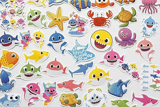 baby shark stickers amazon