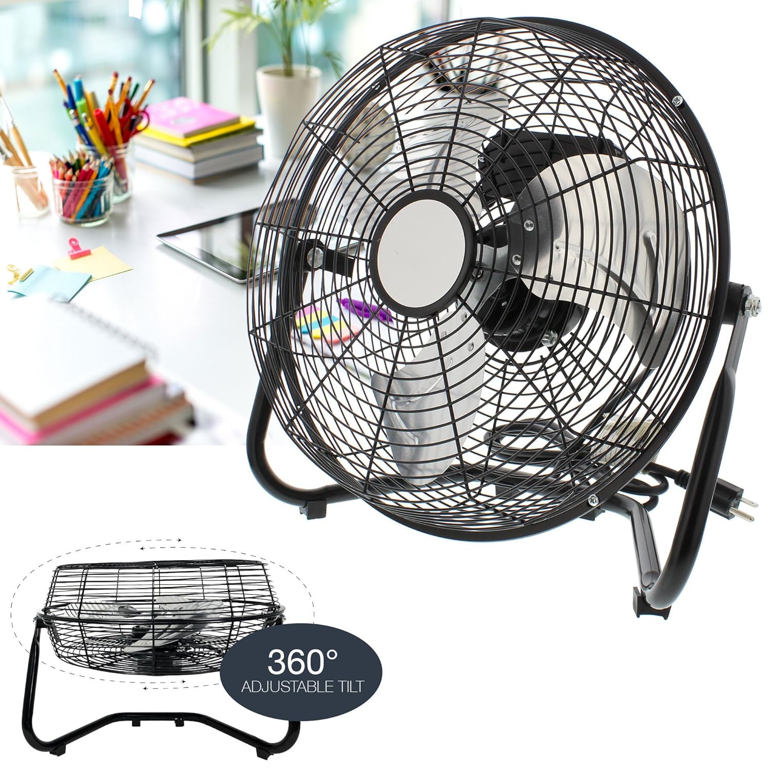 Best 12 inch high desk fan