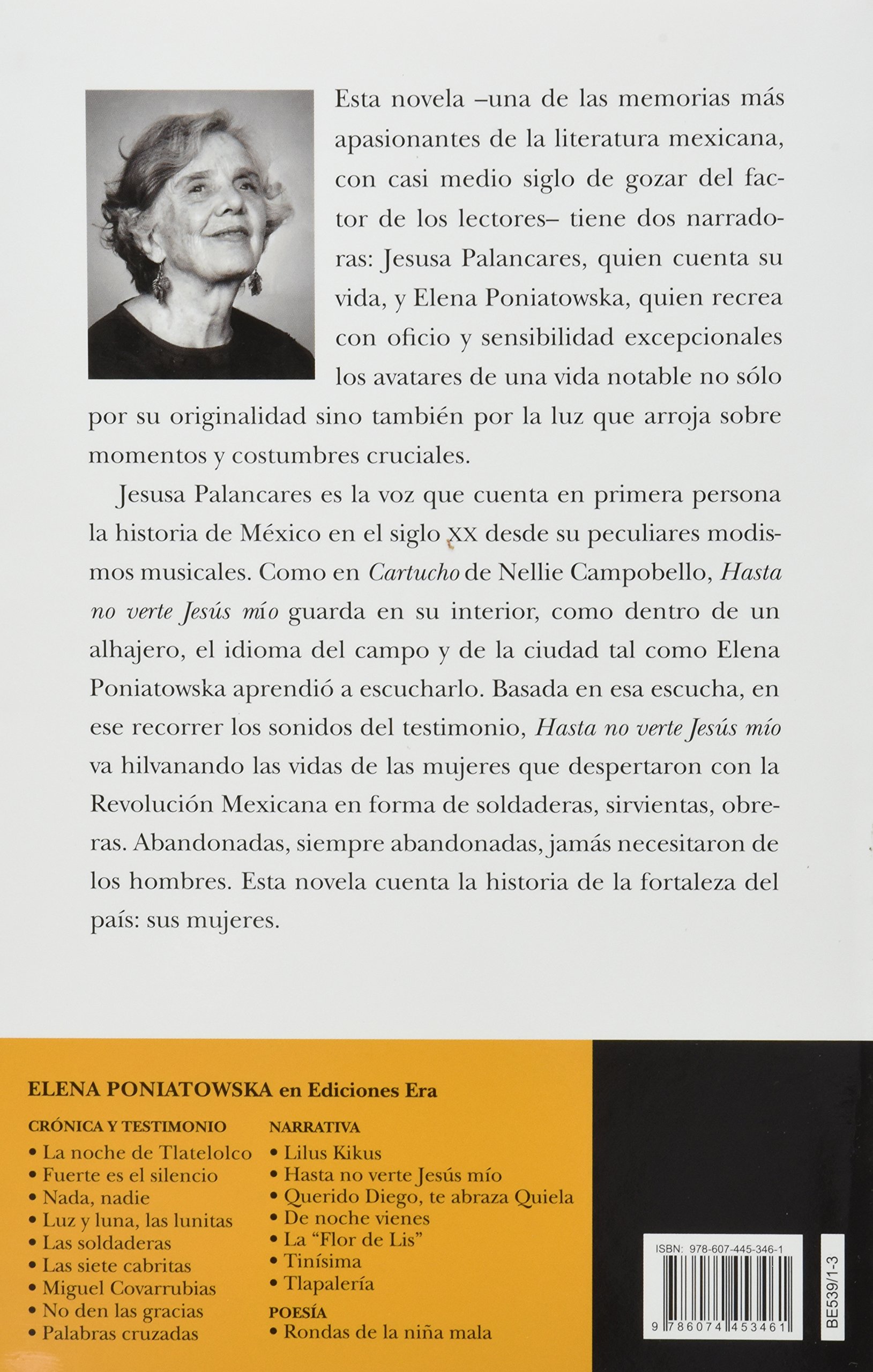 Hasta No Verte Jesus Mio Spanish Edition Elena Poniatowska 9786074453461 Amazon Com Books