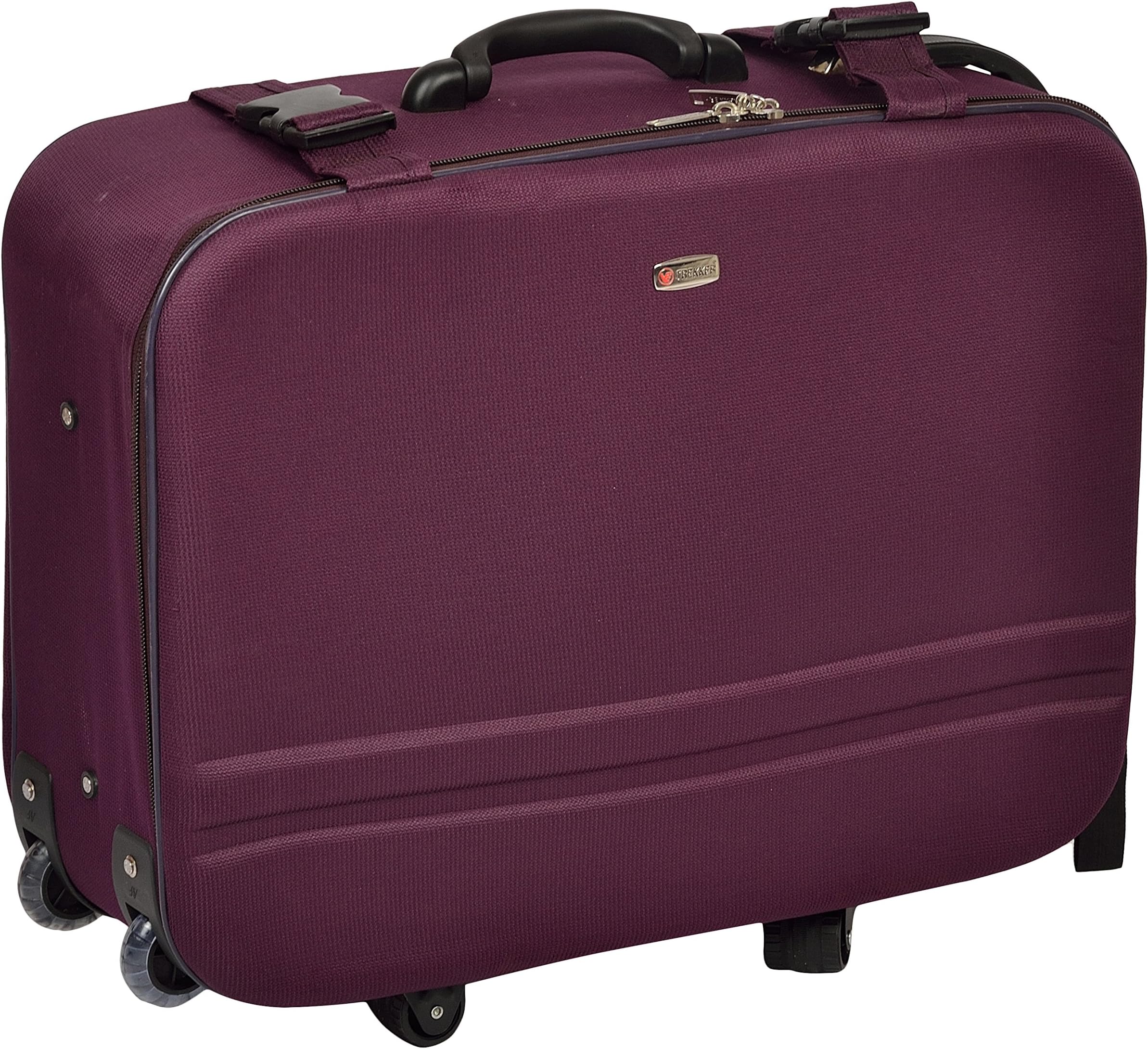 TREKKER Polyester 65 cms Purple Softsided Cabin Luggage (ICON-s-C24PL)
