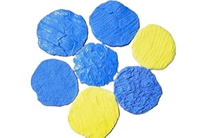 Concrete Masonry Forms Stamp Set - 7 Beautiful 12" Rock Texture Form Stamps, Masonry Form Stamps For Creating Beautiful, Ston