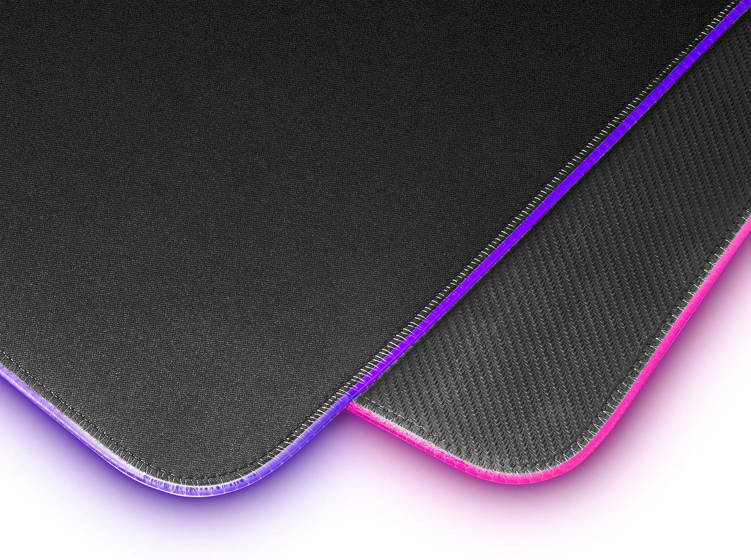 Mars Gaming MMPRGB2 XXL Mouse Mat 800 x 300 x 4 mm, RGB 12 Modes, 2 USB 2.0, Black/White, 800L x 300W mm - Image 5