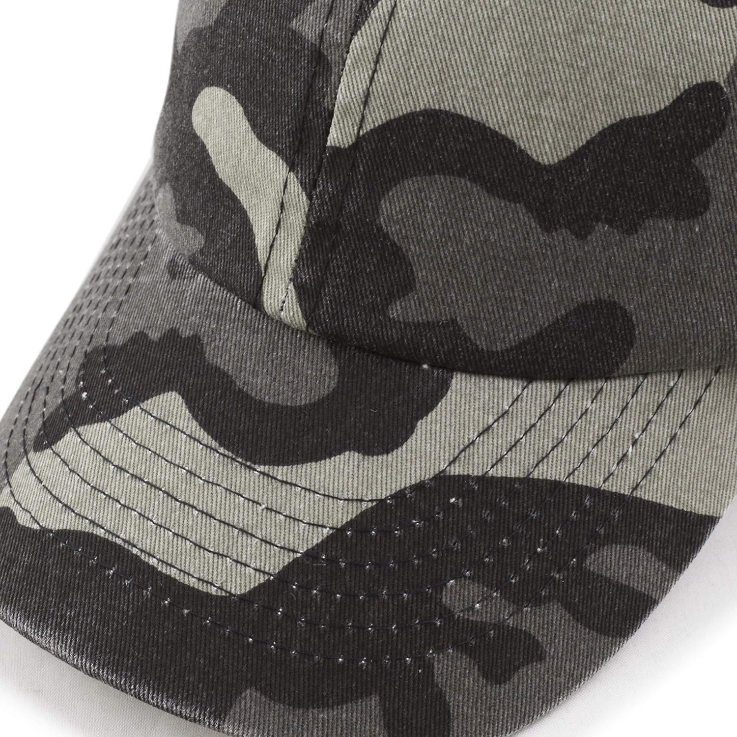 The Hat Depot Kids Washed Low Profile Cotton & Denim & Tie Dye Plain Baseball Cap Hat: Clothing