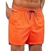 Babioboa Men's Shorts Gym Quick Dry Athletic Workout Sports Lightweight Running Shorts with Zip Pocket & Towel Loop