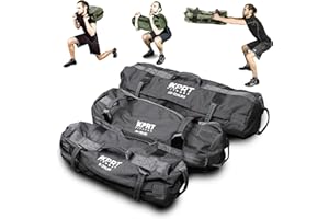 XPRT Fitness Workout Sandbag for Heavy Duty Workout Cross Training 7 Multi-positional Handles - Color Army Green/Black/Camo
