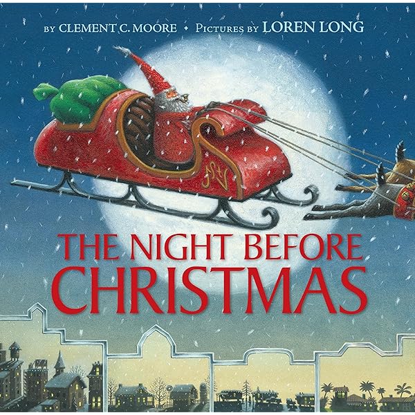 【全文英語版】絵本 The Night Before Christmas The Night before Christmas_经典_文学_儿童图书_进口图书_进口书,原版