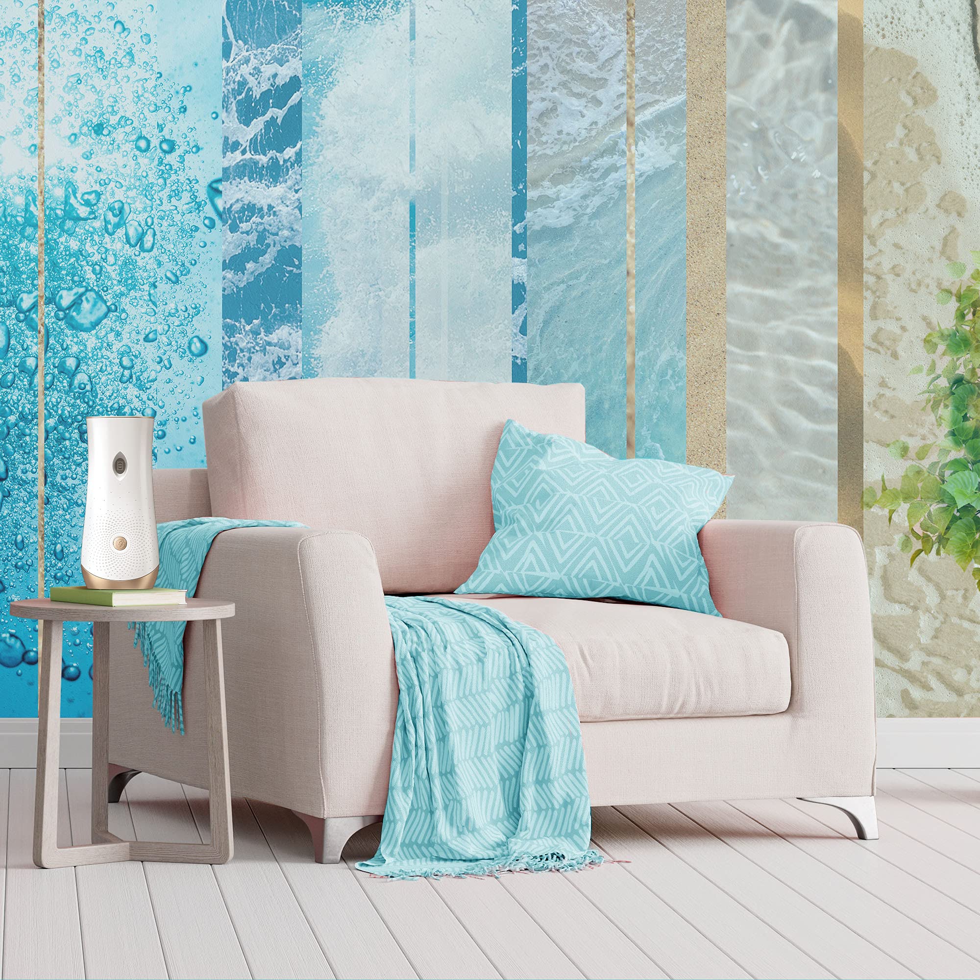 Glade Automatic Spray Refill, Air Freshener for Home and Bathroom, Aqua Waves, 6.2 Oz