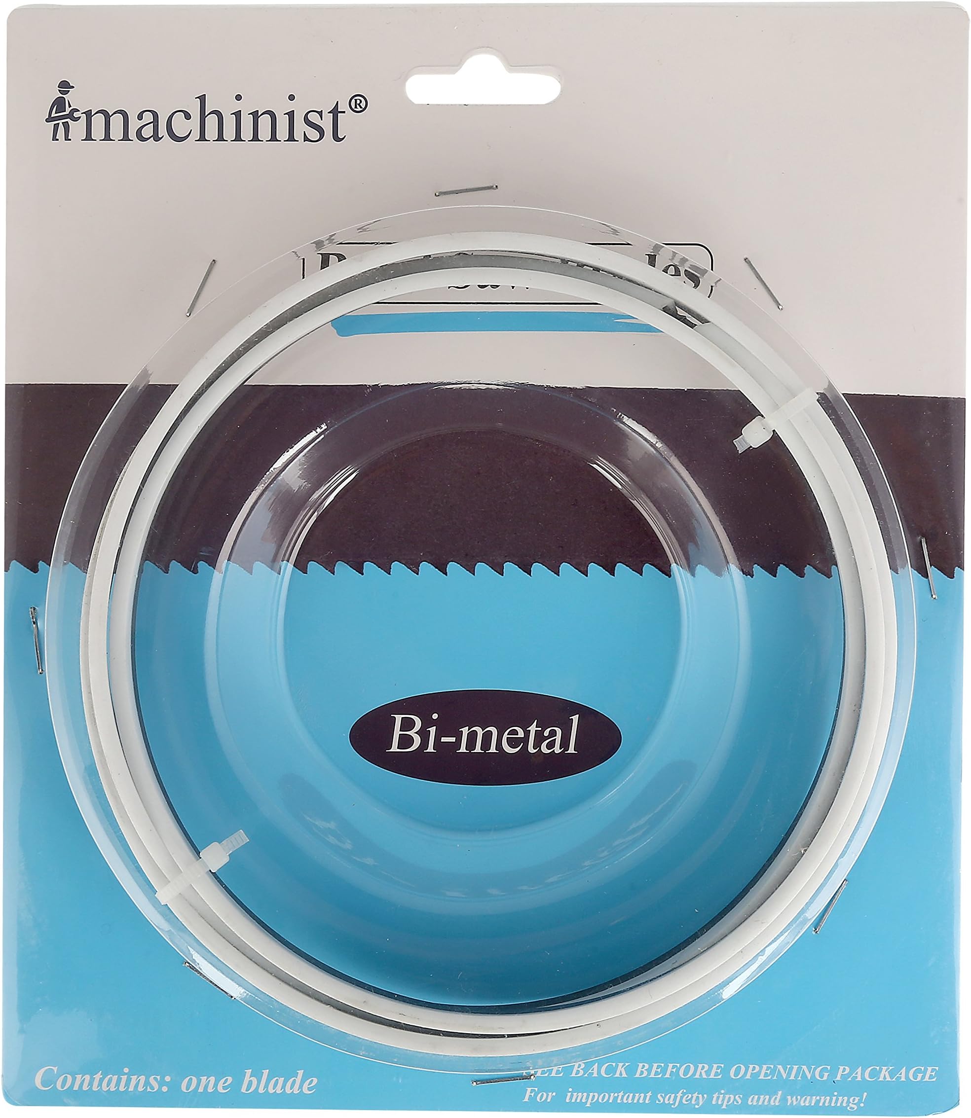 Imachinist S14701214 Bi-metal Band Saw Blades 58" (1470 mm) x 1/2" (13 mm) x 14TPI for Soft Metal