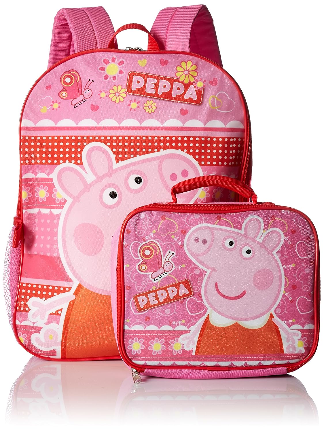 peppa pig backpack and lunch bag