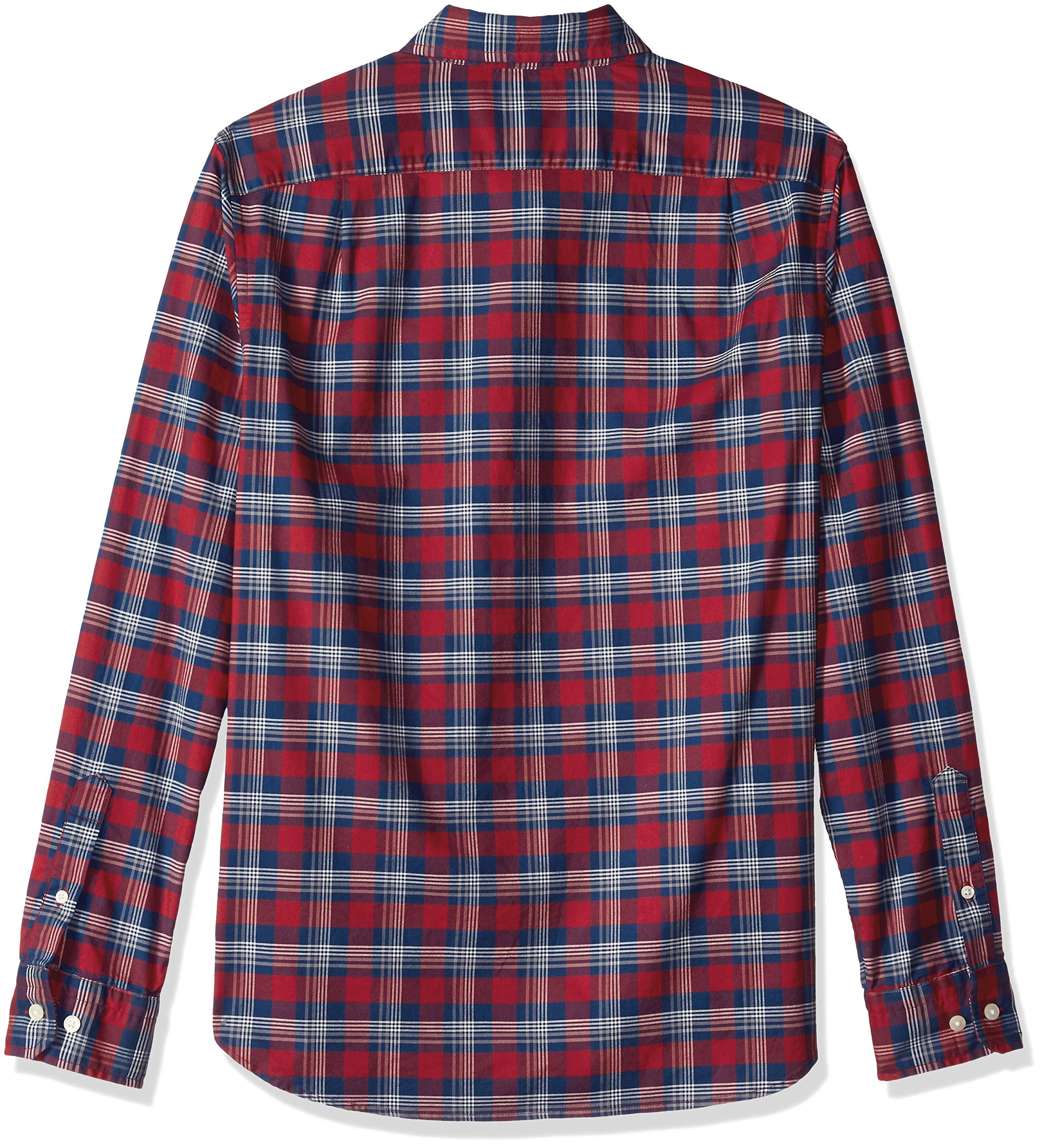 Nautica Men's Classic Fit Stretch Oxford Plaid Long Sleeve Button Down