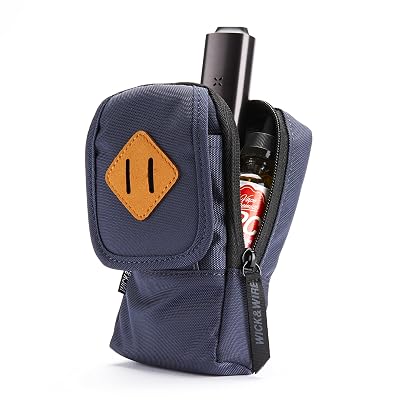 Vape Case for Travel &ndash; Secure, Organized, Premium Vape Bag &ndash; Fits Any Mechanical Box Mods, e-Juice, Battery, Tank Holder &amp; Accessories - Wick