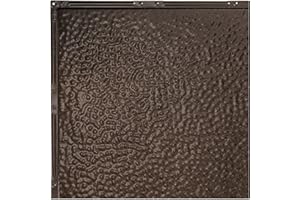 Great Lakes Tin Chicago Bronze Burst Ceiling Tiles - Perfect for DIY and Home Renovation Projects - Easy to Install (12X12 Inch Sample)