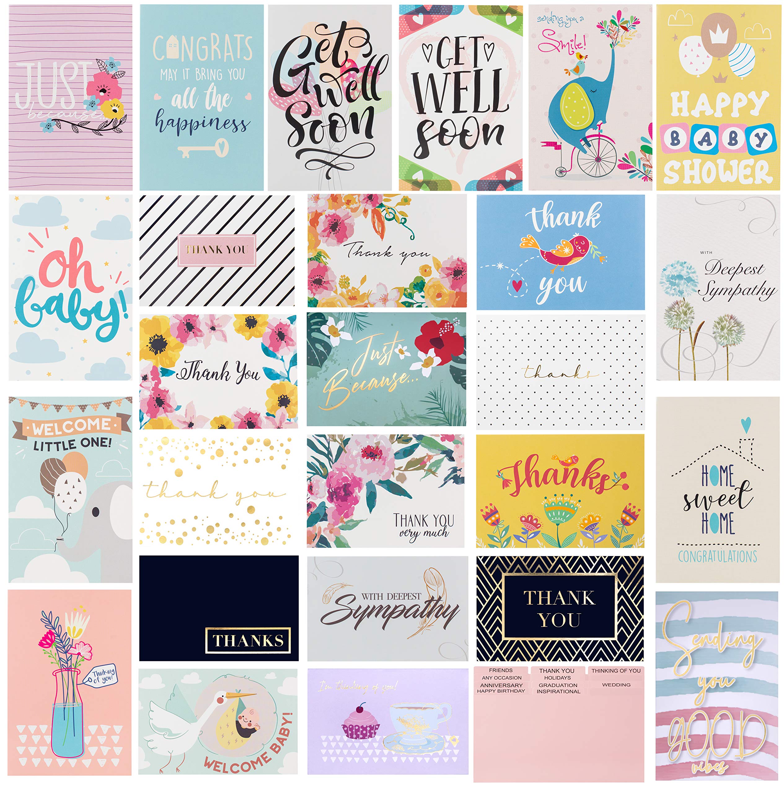 Mua 100 All Occasion Greeting Cards- 100 Eye Catching Designs with ...