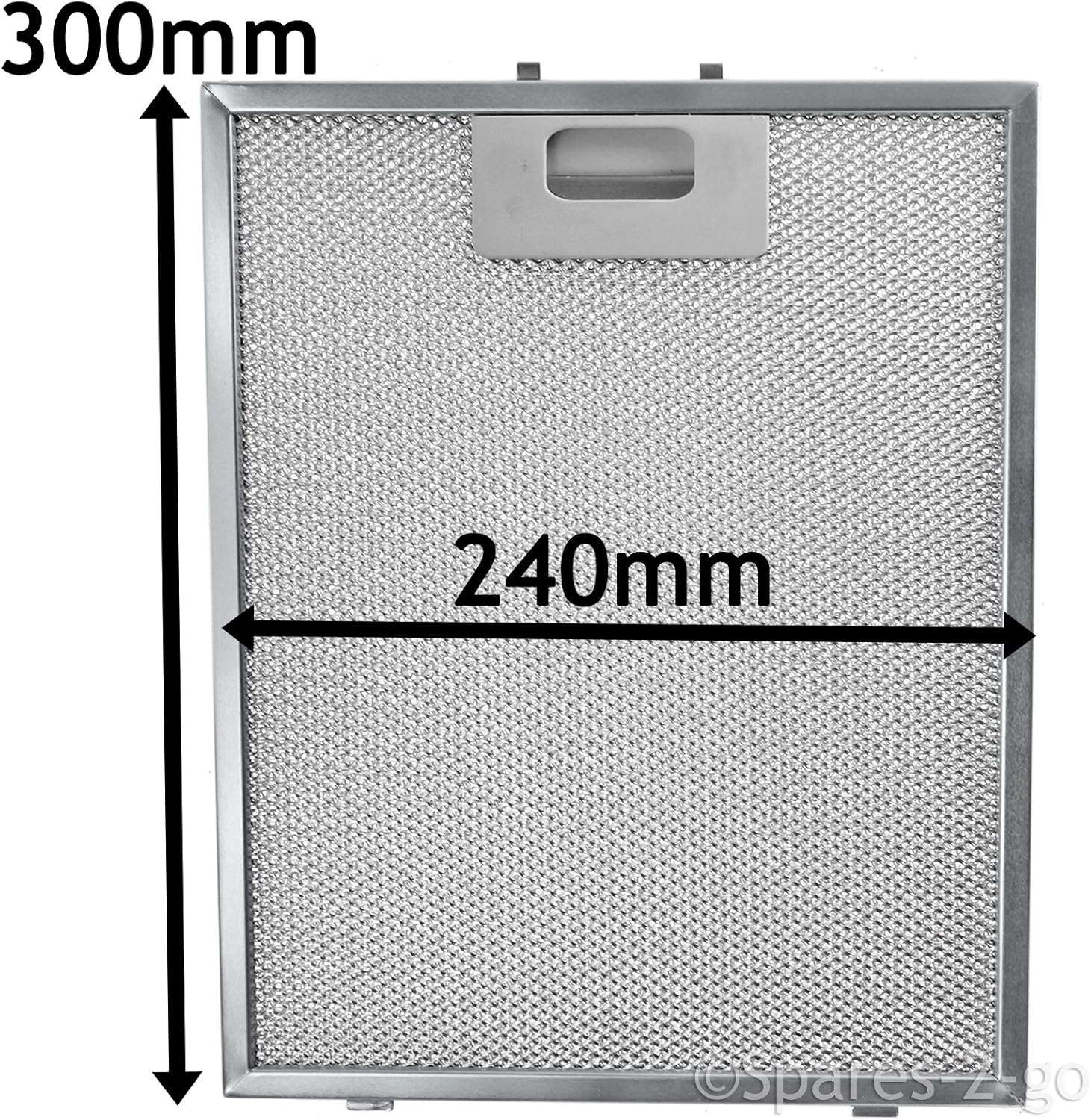 SPARES2GO Metal Mesh Filter for Hygena Cooker Hood/Extractor Fan Vent